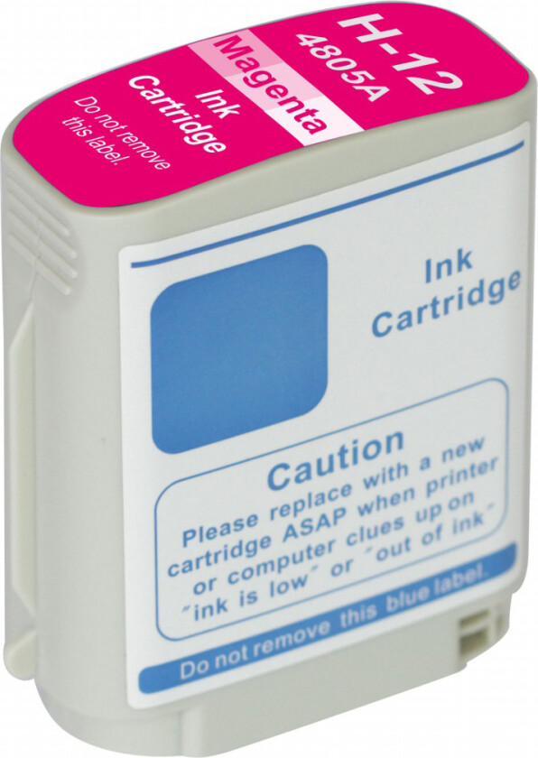 12M blekkpatron - C4805A kompatibel - Magenta 69 ml