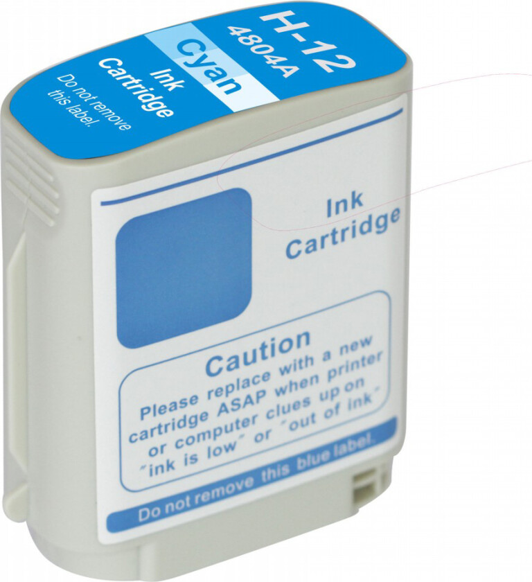 12C blekkpatron - C4804A kompatibel - Cyan 69 ml