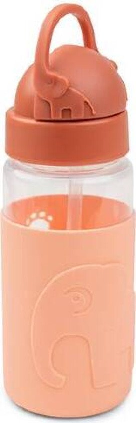 Done By Deer Easy-Grip Flaske Med Sugerør Elphee Papaya