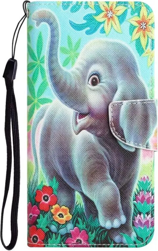 Samsung Galaxy A54 (5G) Flipdeksel med Lommebok - Elefant