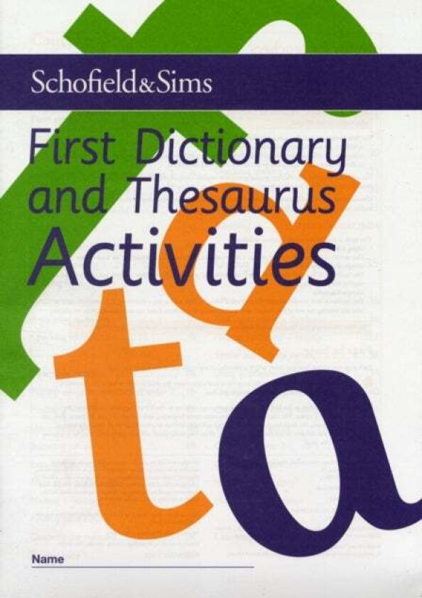 First Dictionary and Thesaurus Activities av Carol Matchett