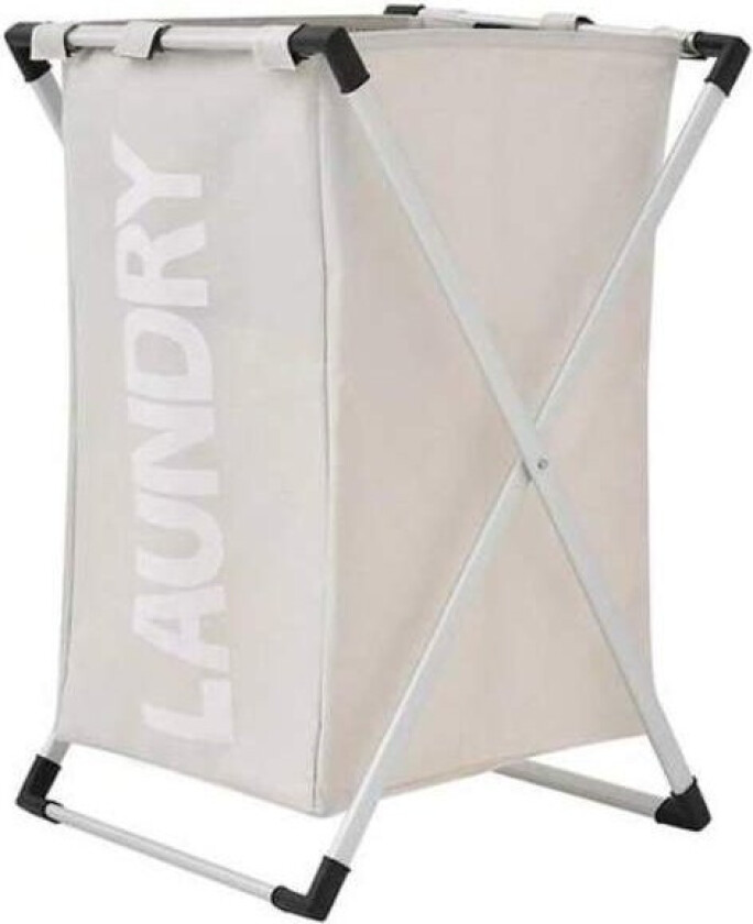 Romslig Vaskekurv, Laundry - Lysegrå