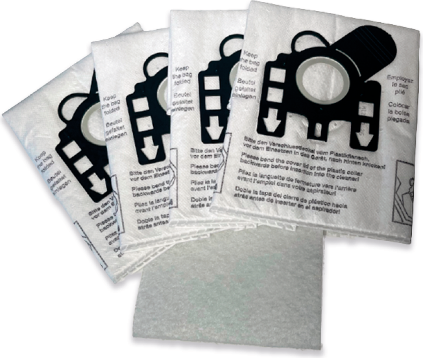 Støvsugerposer Miele G/N til Complete C2, Complete C3, Classic C1, S8, S5, S2 - 4 stk + filter