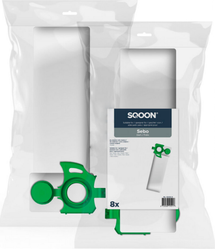 Støvsugerposer til SEBO Felix / Dart - 8 stk.