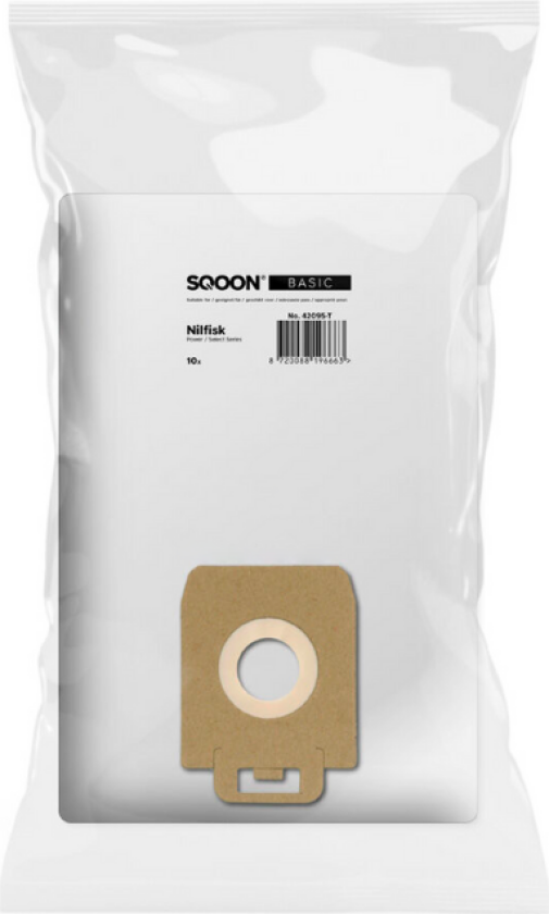 Støvsugerposer til Nilfisk Power / Select - 10 stk.