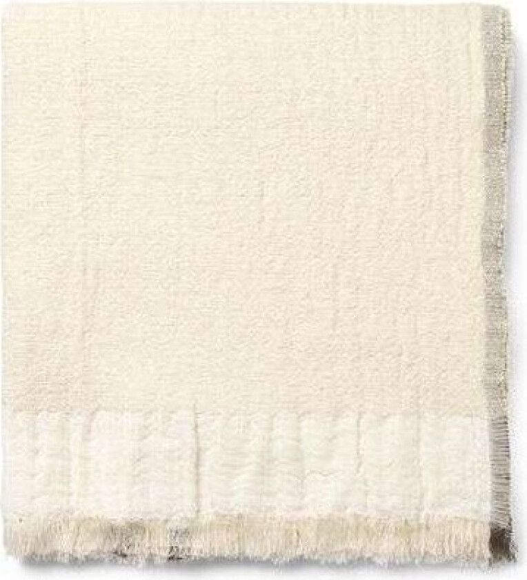 Weaver pledd 120 x 170 cm Offwhite