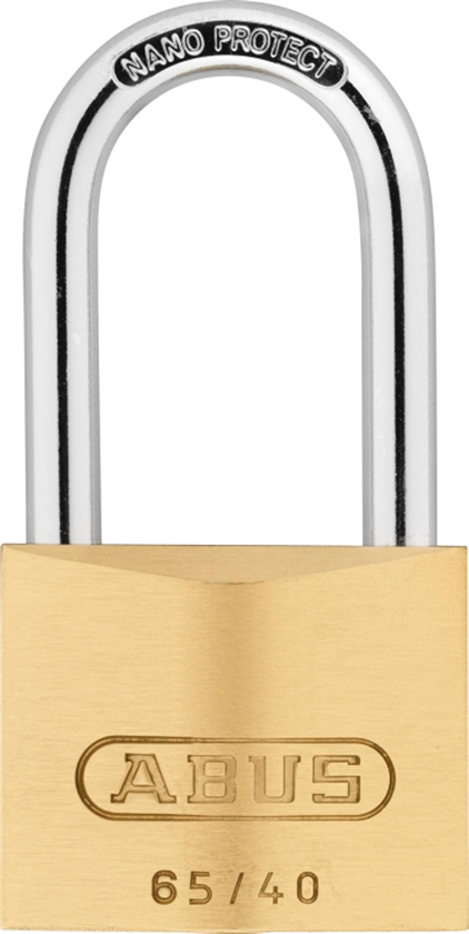 Hængelås 65/40 HB40 messing/stål