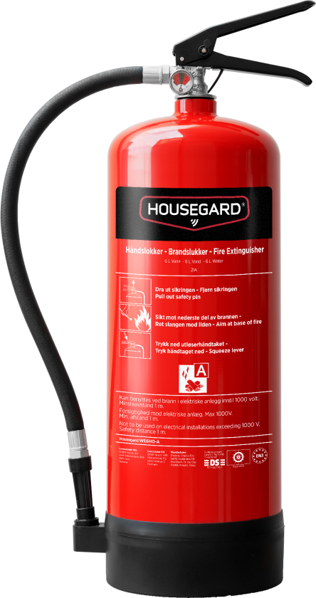 Housegard vandslukker 6ltr WE6HO-A, 21A