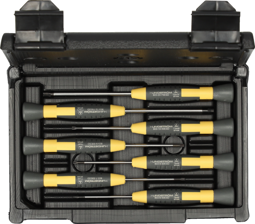 Lindström præcisionsskruetrækkere Torx, 7stk