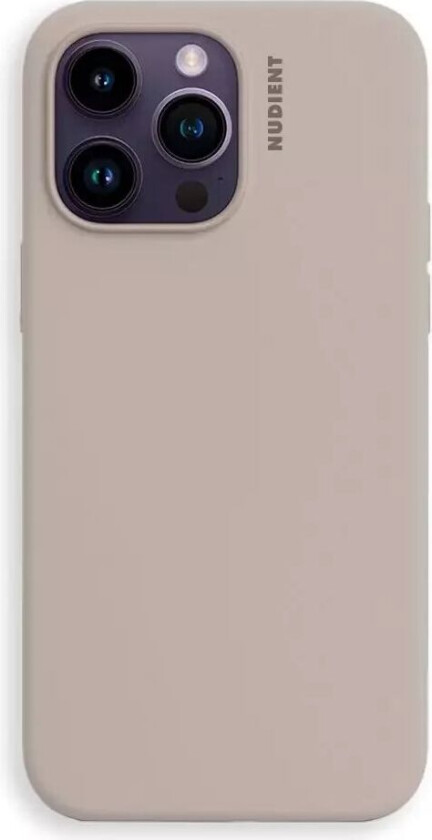 iPhone 14 Pro Base Silicone Deksel - Stone Beige