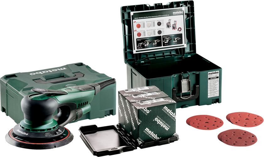 Excentersliber 150mm 350W SXE150 2.5BL m/rondelsæt