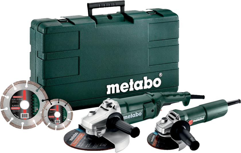 Combo-sæt: WE2200-230 + W750-125 + 2Ãdiamantskiver