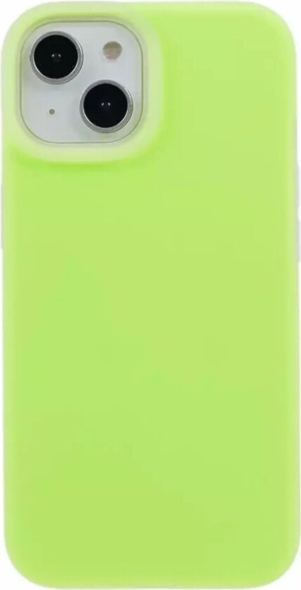 iPhone 15 Jelly Silikon Deksel - Grønn