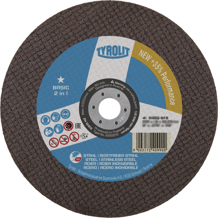Skæreskive Basic 41C ø230Ã2,0 A30Q-BFB