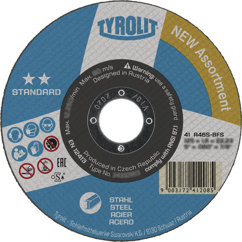 Skæreskive Standard 41X ø115Ã1,6 A46S-BFS