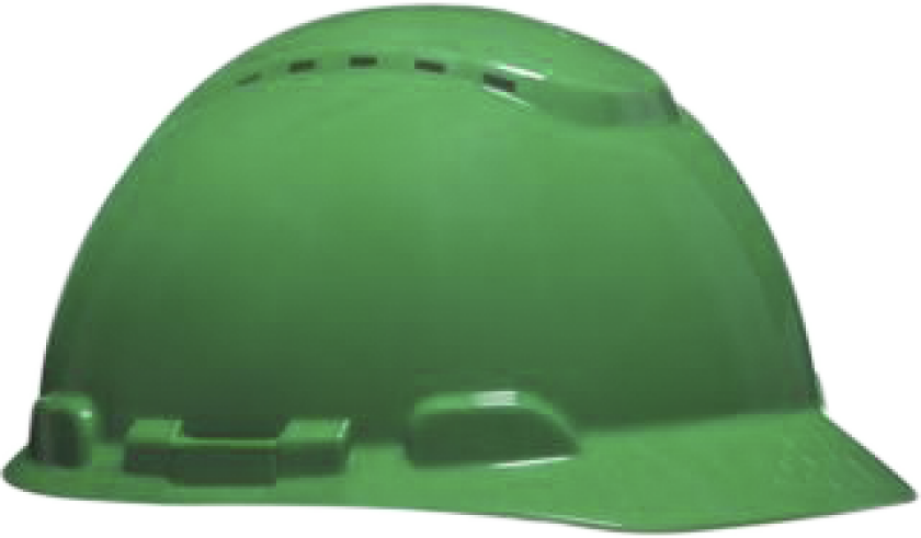 Sikkerhedshjelm H700N grøn ventil
