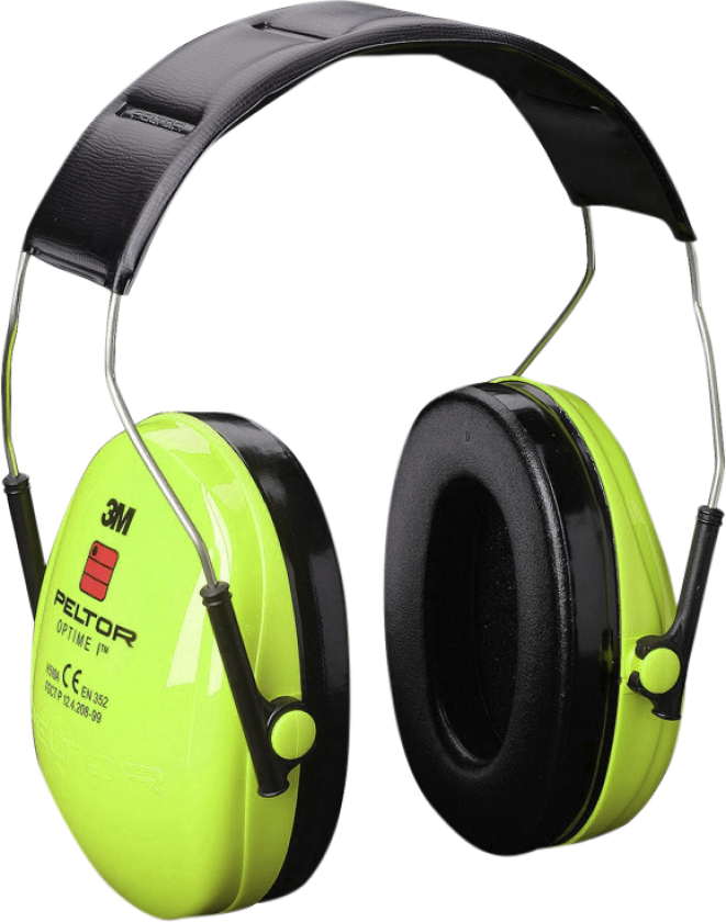 Peltor høreværn Optime I m/hovedbøjle, Hi-Viz