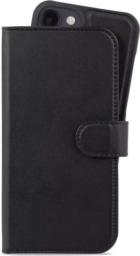 Holdit iPhone 15 Wallet Case Magnet Plus - Flip Deksel - Black
