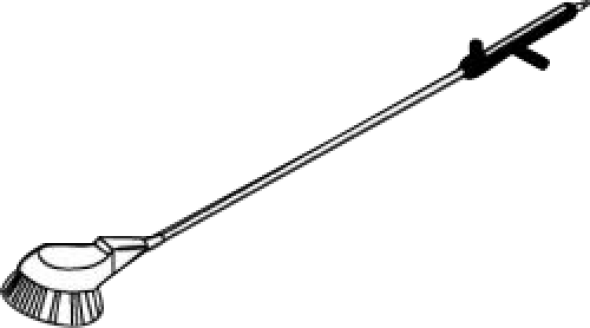 Roterende børste 170 cm 055 dyse