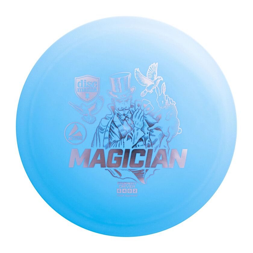 Active Driver Magician White, driver frisbeegolf Light Blue