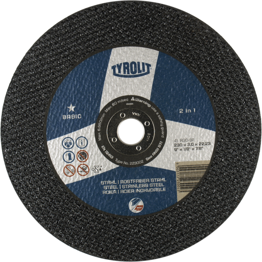 Skæreskive Basic 41C ø230Ã1,9 A46-BF
