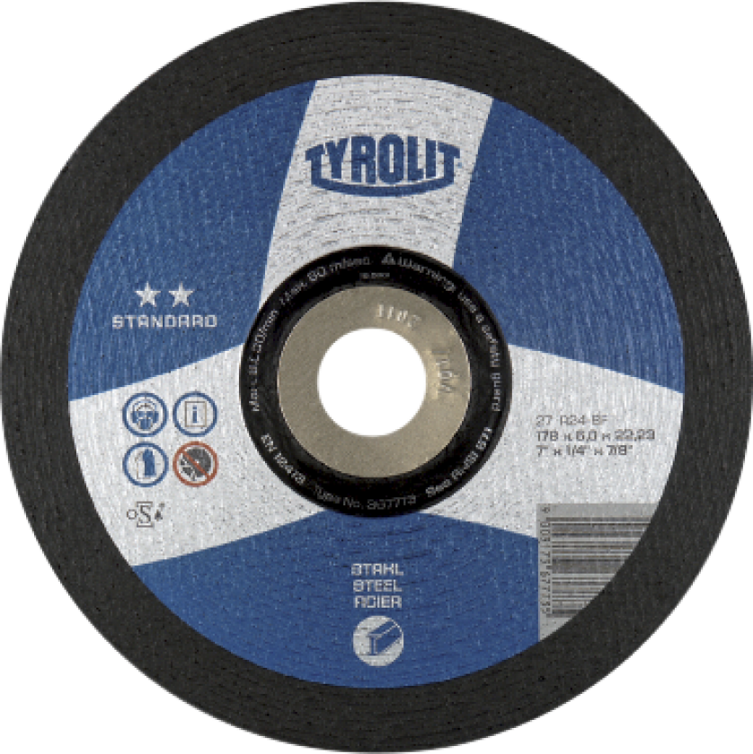 Skrubskive Standard 27X ø230Ã6 A24-BF