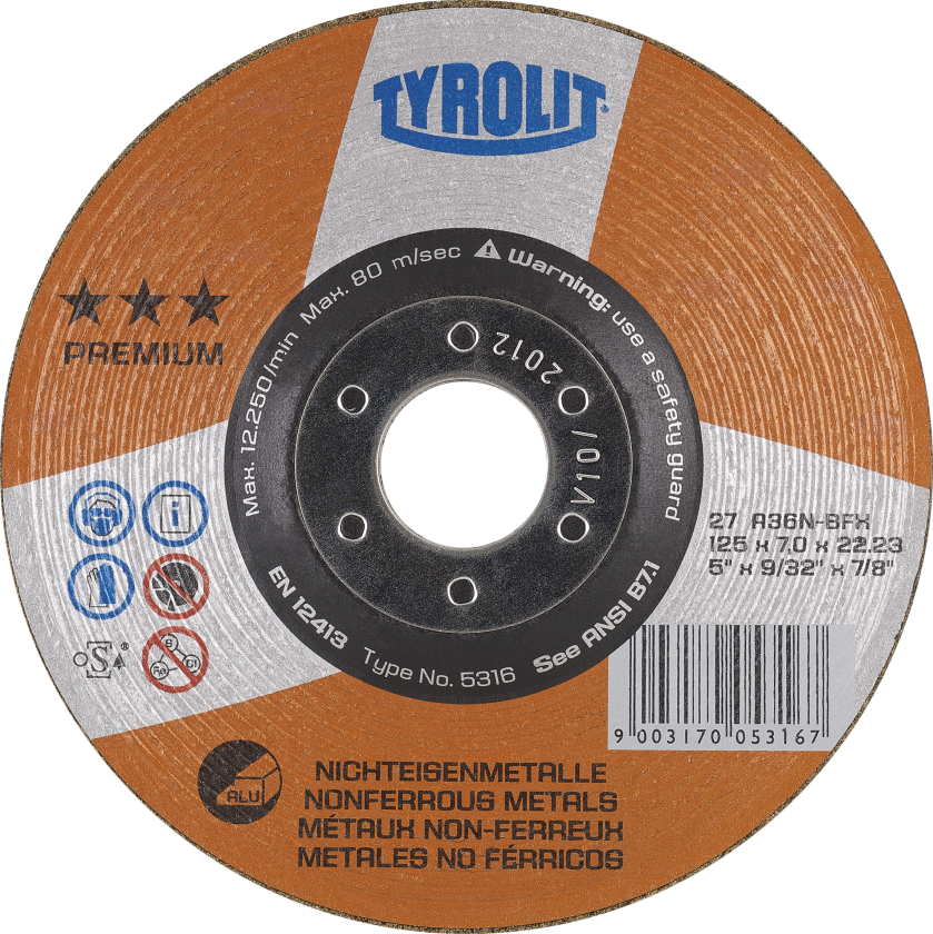 Skrubskive Premium 27E ø178Ã7 A36N-BFX