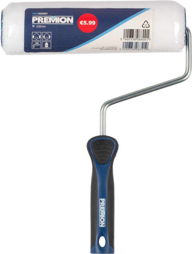 Malerulle 230 mm med kraftig håndtak
