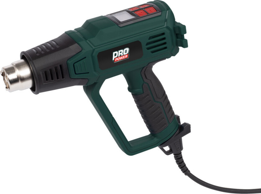 Varmepistol med ergonomisk grep 2000 W