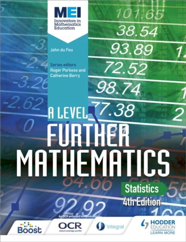 MEI A Level Further Mathematics Statistics 4th Edition av John Du Feu