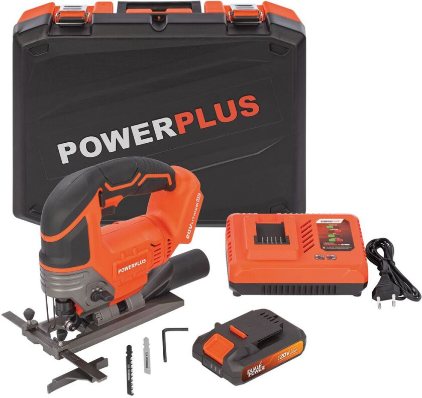 Stikksag 20 V i koffert med batteri 20 V
