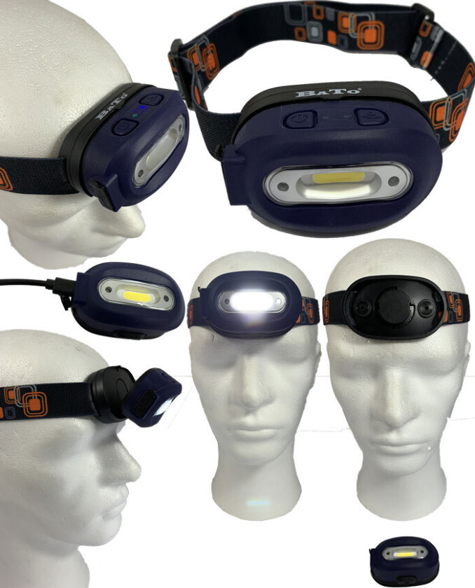 BATO Pandelampe 3W COB. Opladelig 260 Lumen.