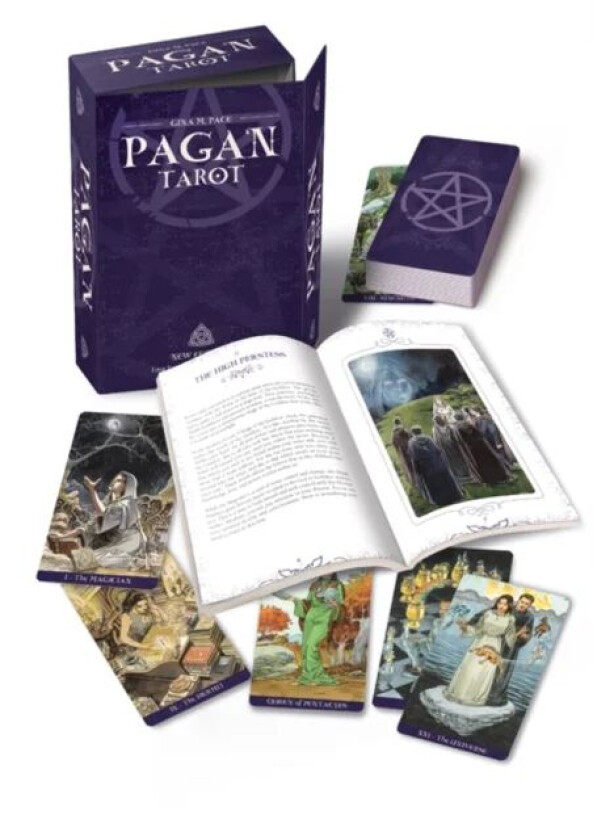 Pagan Tarot Kit av Gina M. Pace
