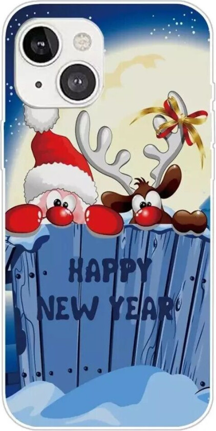 iPhone 14 Plus TPU Plast Jul Deksel - Godt Nytt År