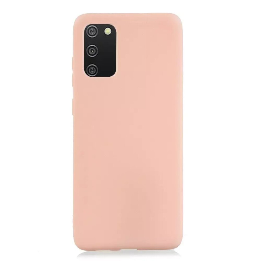 Samsung Galaxy A02s Mat Fleksibel Deksel - Light Pink