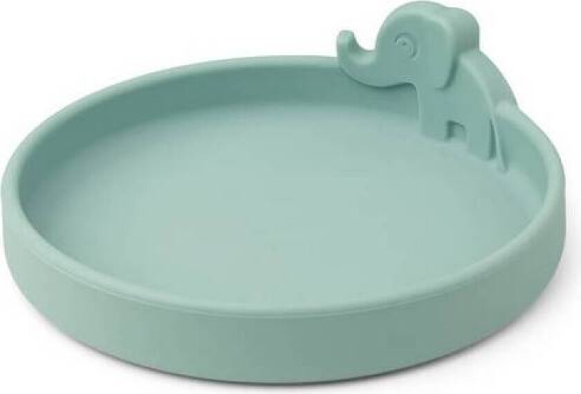 Done By Deer Peekaboo Silikon Tallerken Elphee, Blue