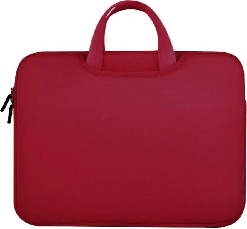 Hurtel Neopren Laptop Veske med. Håndtak 15.6" - Rød