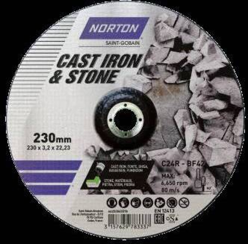 KAPPSKIVE C&S T41 125X2,5X22