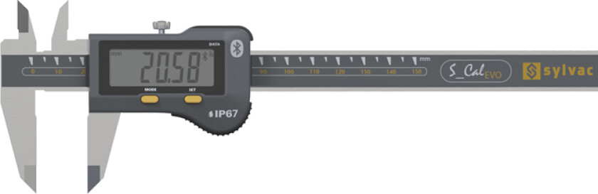 Bilde av SYLVAC Digital skyvelære S_Cal EVO Smart IP67 300 mm (810.1536) Bluetooth
