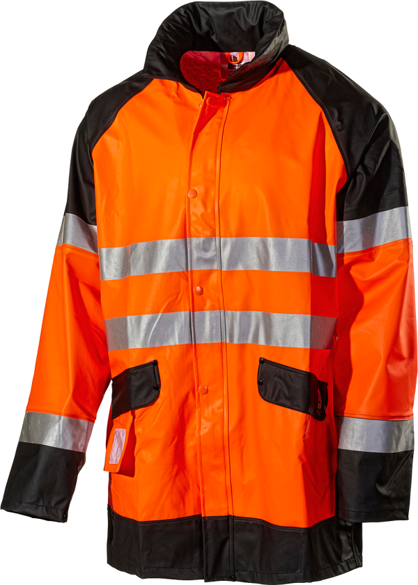 Regnjakke 903 Hi-Viz Oransje Str. S