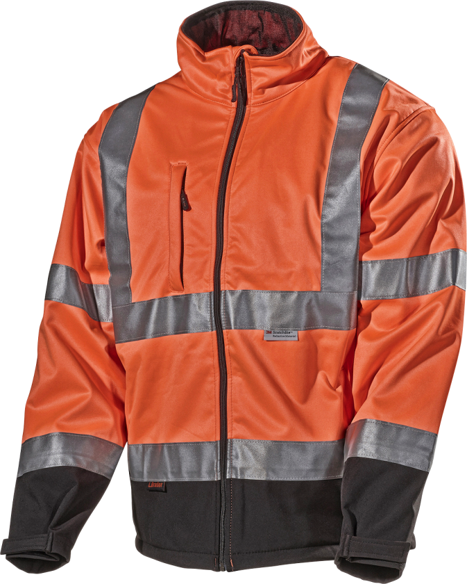 Jakke Softshell 289P Oransje Str. 3XL