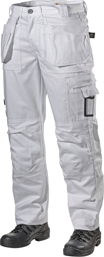 Håndverkerbukse 103B Hvit C60