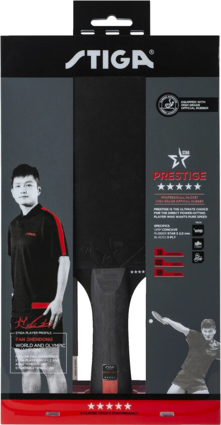 Stiga Prestige 5-Star, bordtennisracket STD