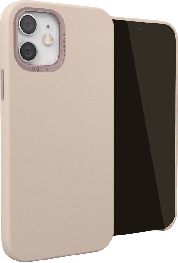 iPhone 12 Mini Magnetisk Lædercover, Dusty Pink