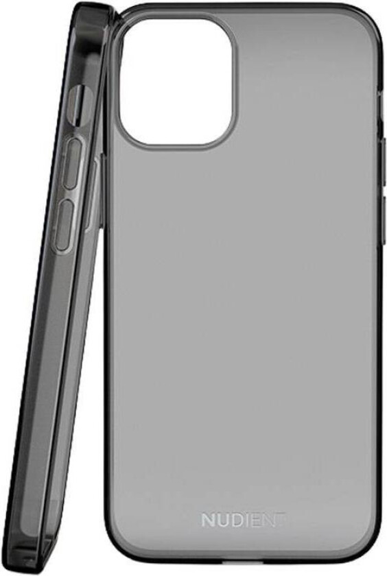 Thin iPhone 12 Mini TPU Cover, Sort Transparent