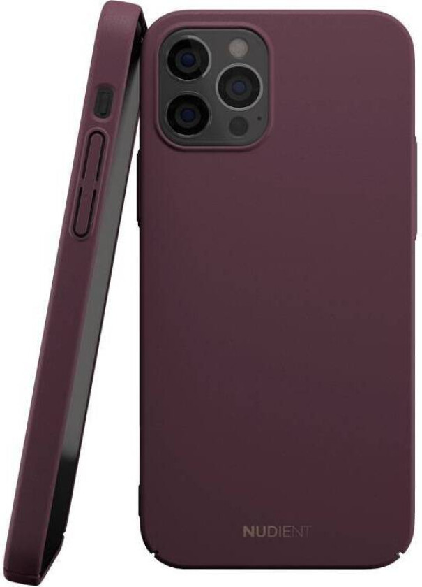 Thin V2 iPhone 12/12 Pro Cover, Sangria Red