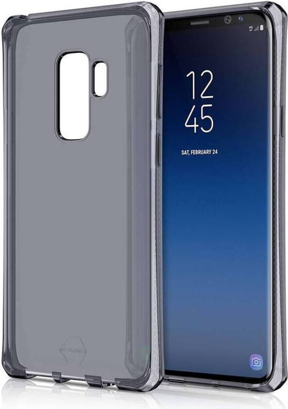 ITSKINS deksel til Samsung Galaxy S9 Plus gjennomsiktig svart