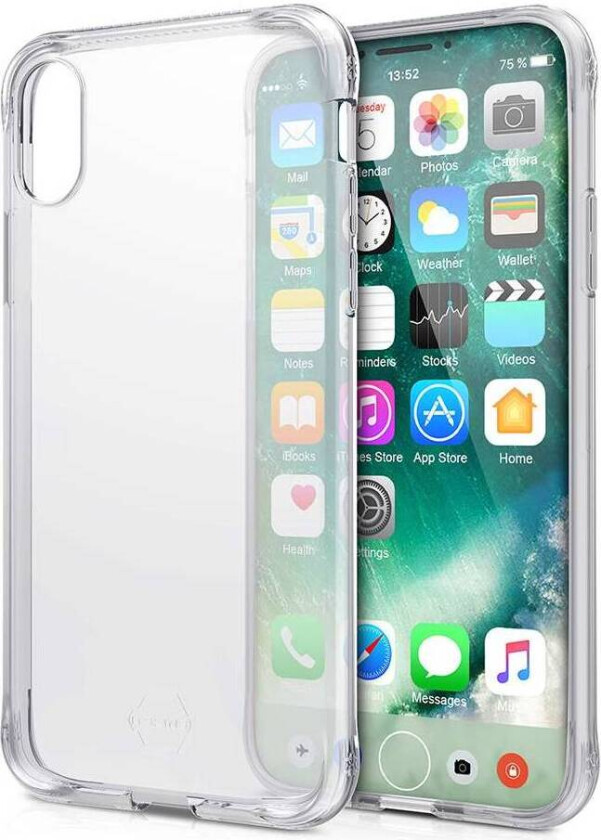 ITSKINS gel deksel iPhone X gjennomsiktig