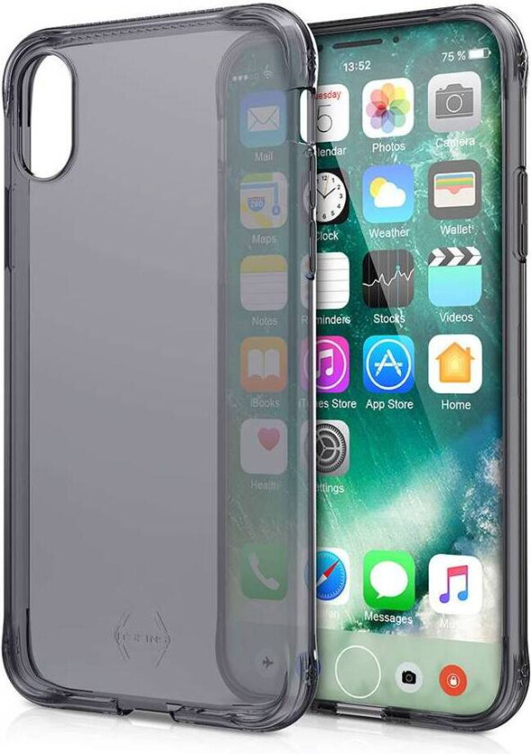 ITSKINS gel deksel iPhone X gjennomsiktig svart