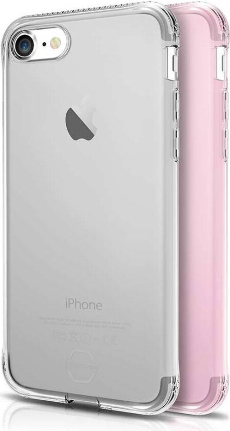 ITSKINS Slim silikon Protect gel iPhone 7 & 8 deksel dobbel 2x pakke